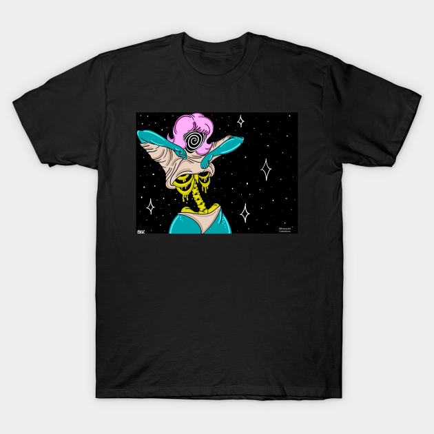 Dippy Skeleton Baddie - Striptease - T-Shirt | TeePublic